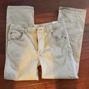 Wrangler Boys 16 Husky adjustable waist. Smoke free. Khaki
